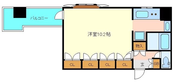 北四番丁駅 徒歩9分 7階の物件間取画像